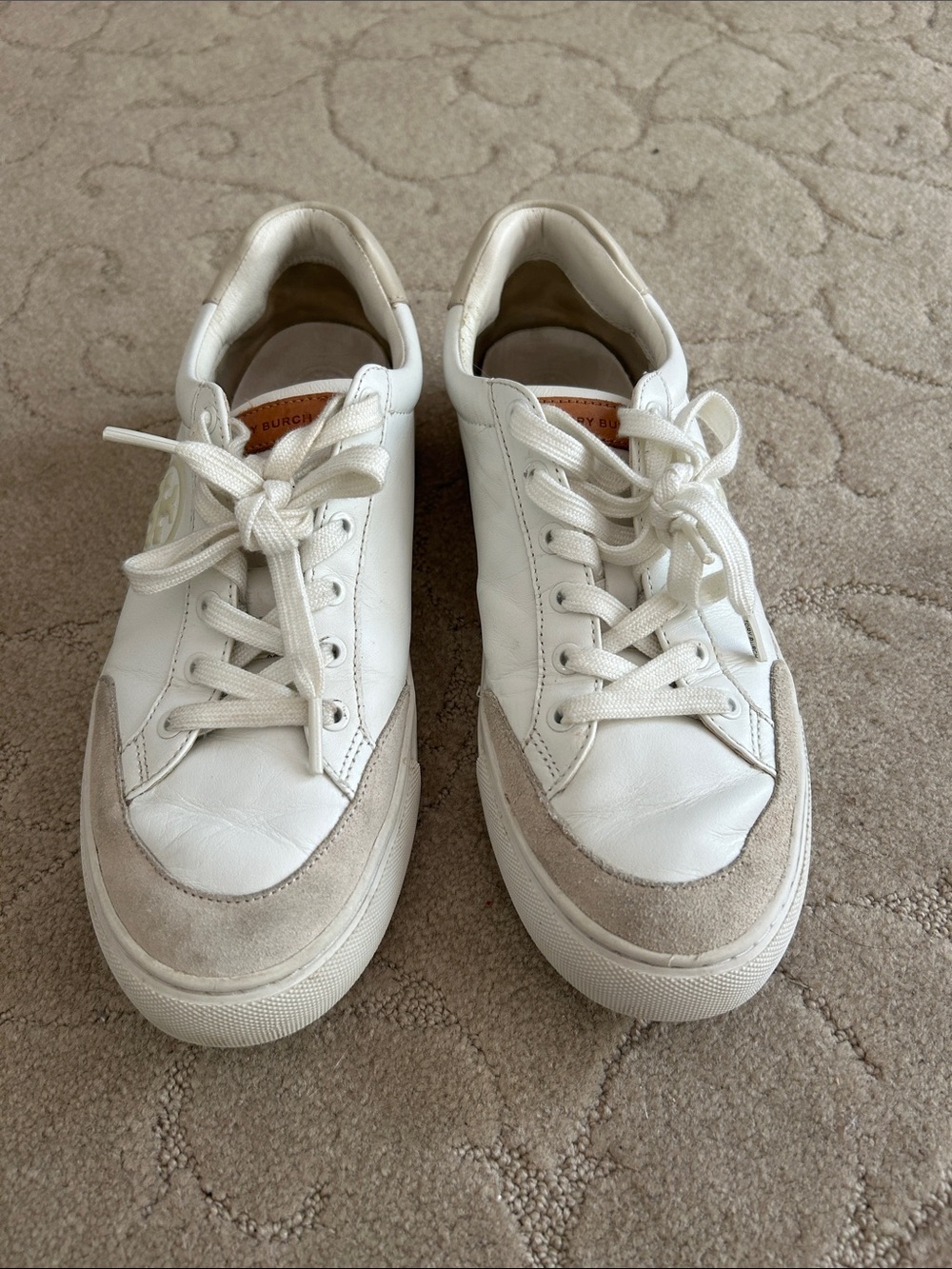 Tory Burch Colorblock Sneakers Tennis shoes 8.5 women’s - Picture 2 of 7